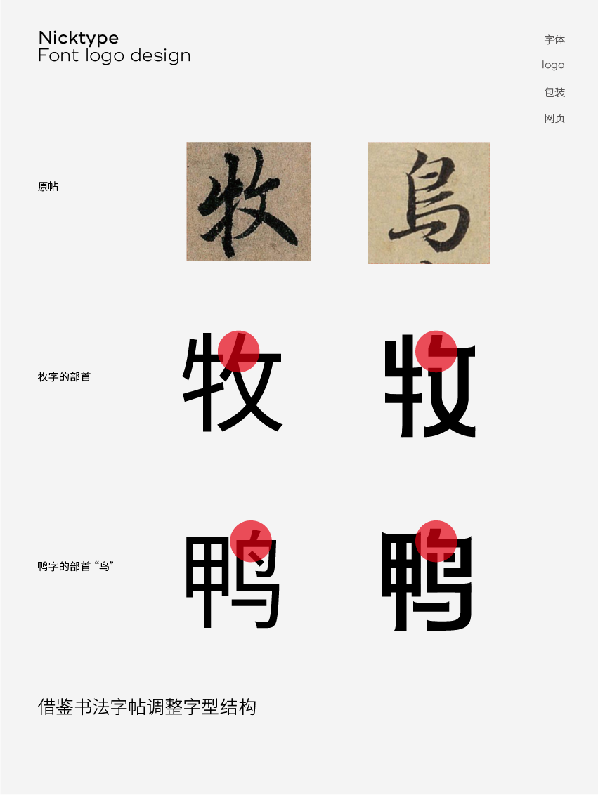 贵牧鸭农 农业行业 LOGO字体设计图5