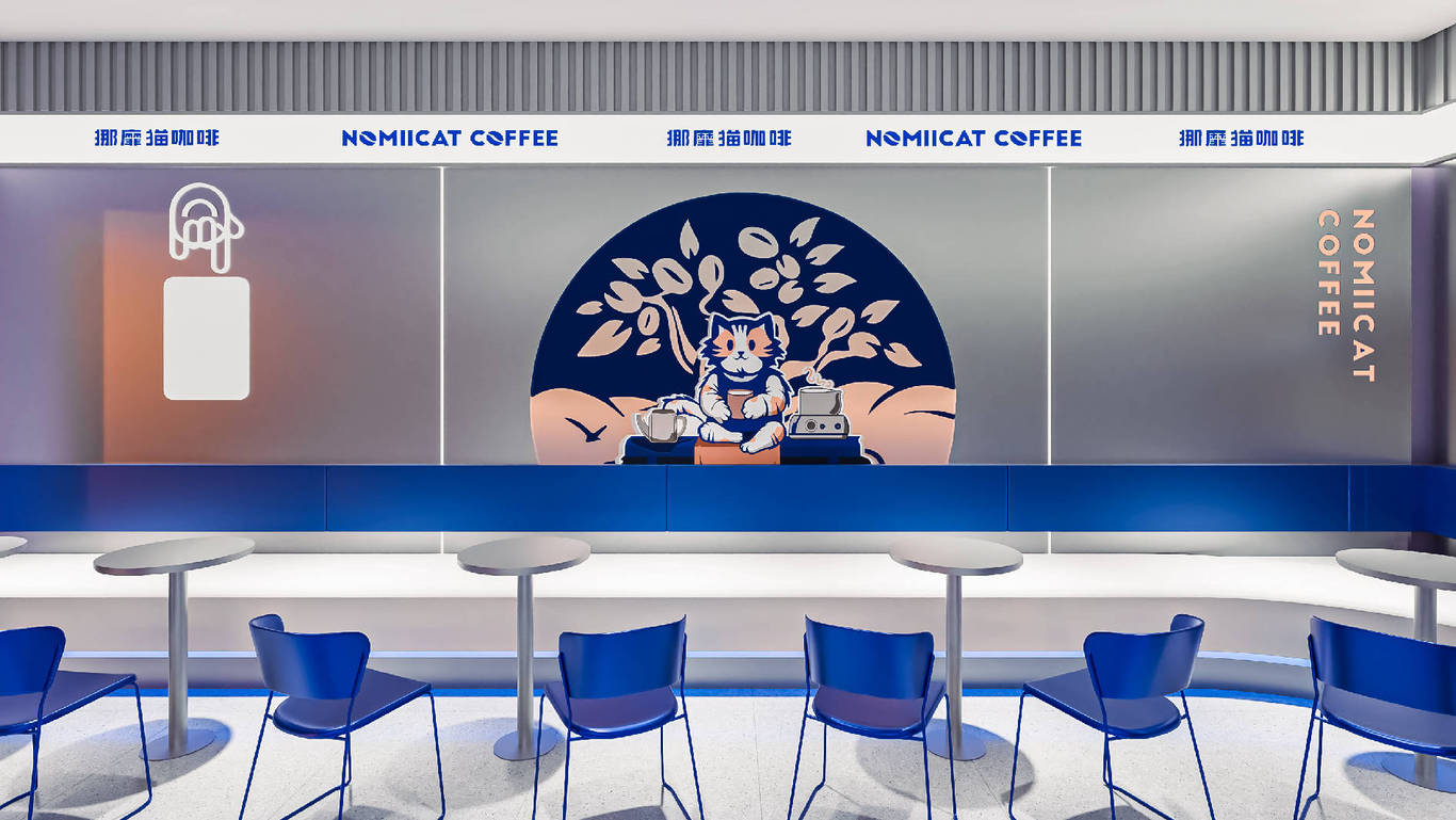 挪靡猫咖啡-NoMiicat Coffee 品牌全案设计图22