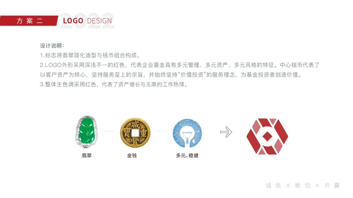 上海紅翡翠基金logo設計圖4