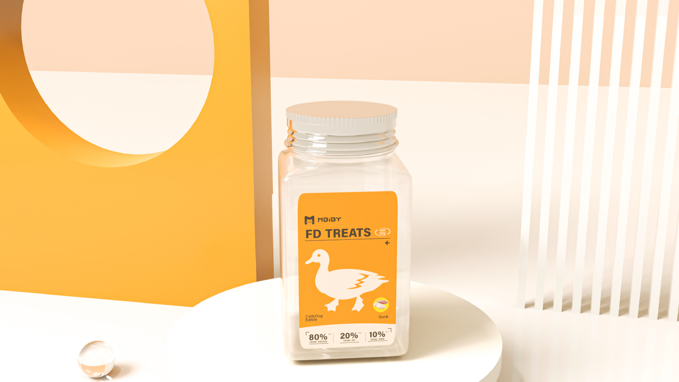 Mbiby宠物用品系列品牌包装形象设计（猫粮&猫砂&罐头&猫条&零食冻干）图56