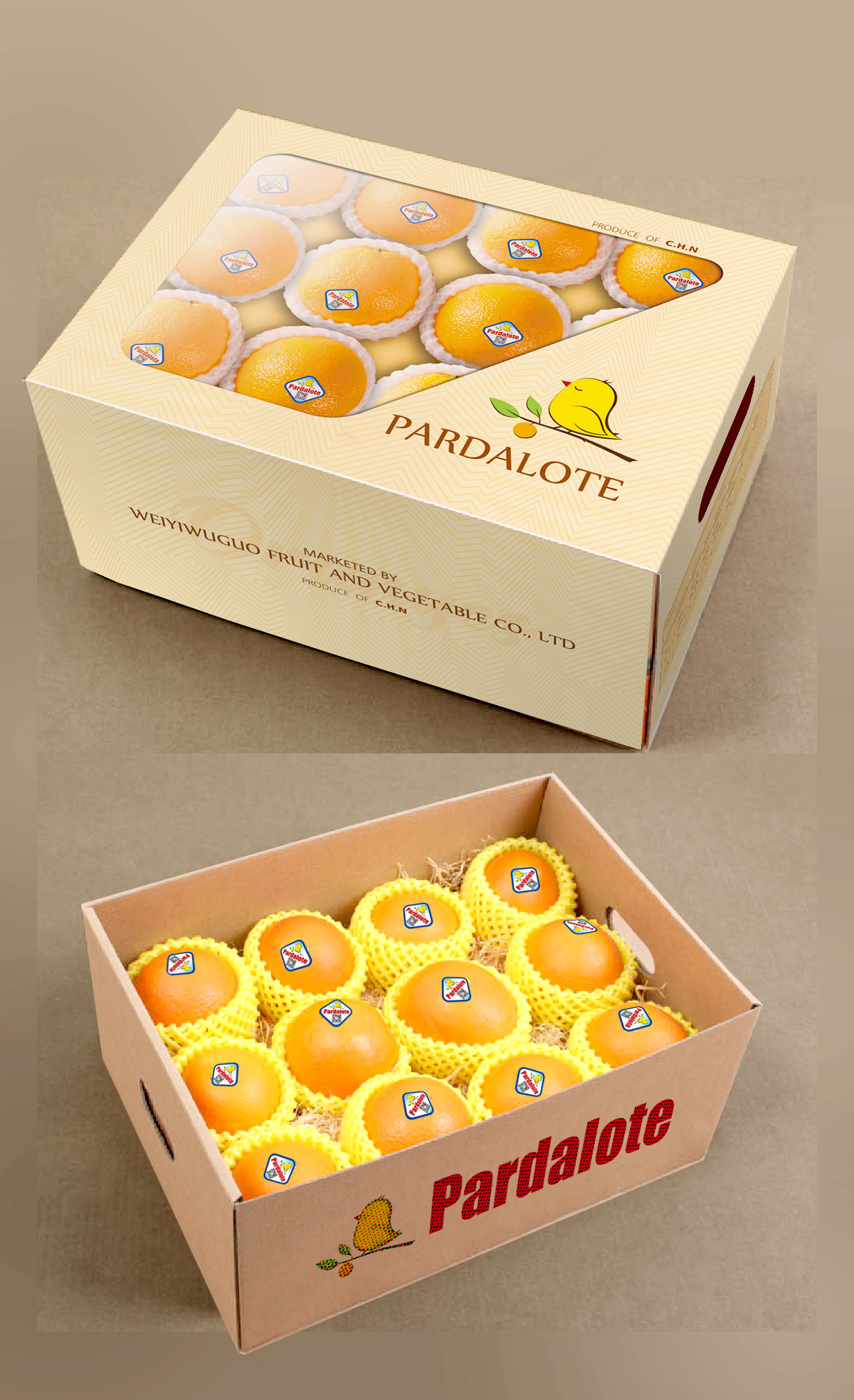 橙子包裝設計圖1