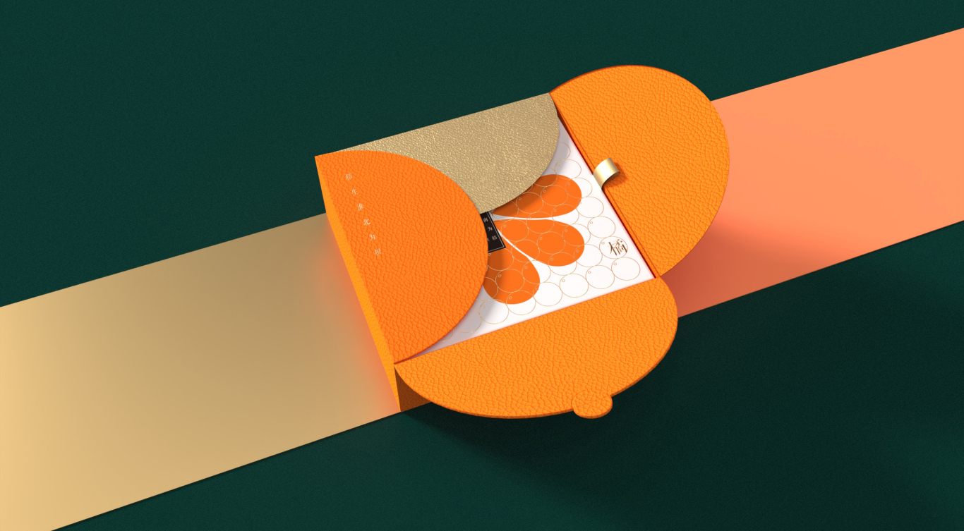 “大橘大礼”南平柑橘礼盒包装设计图6