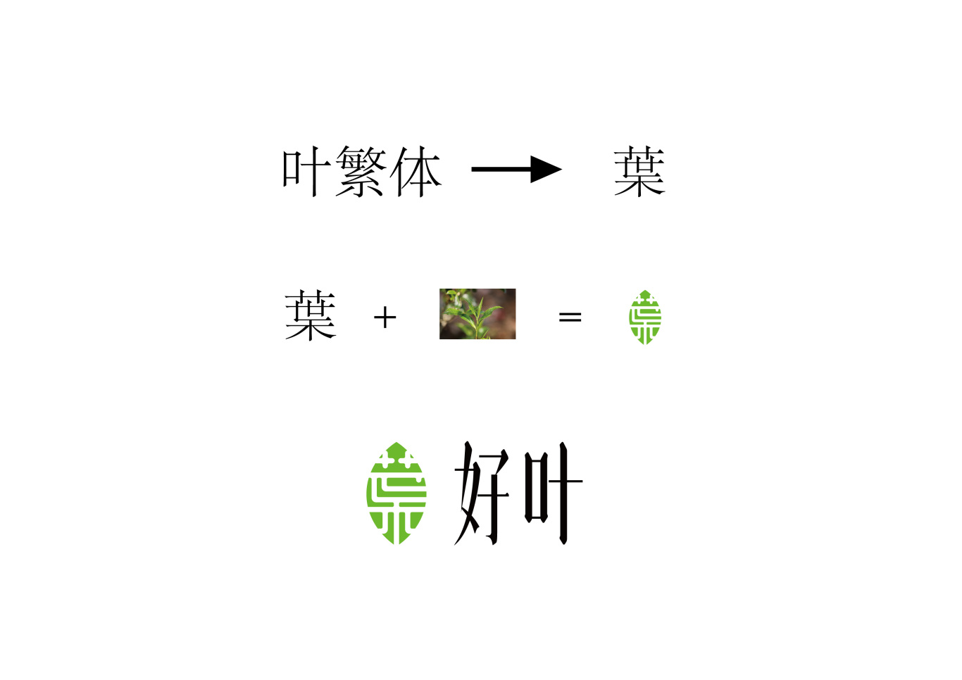 好叶茶叶logo图1