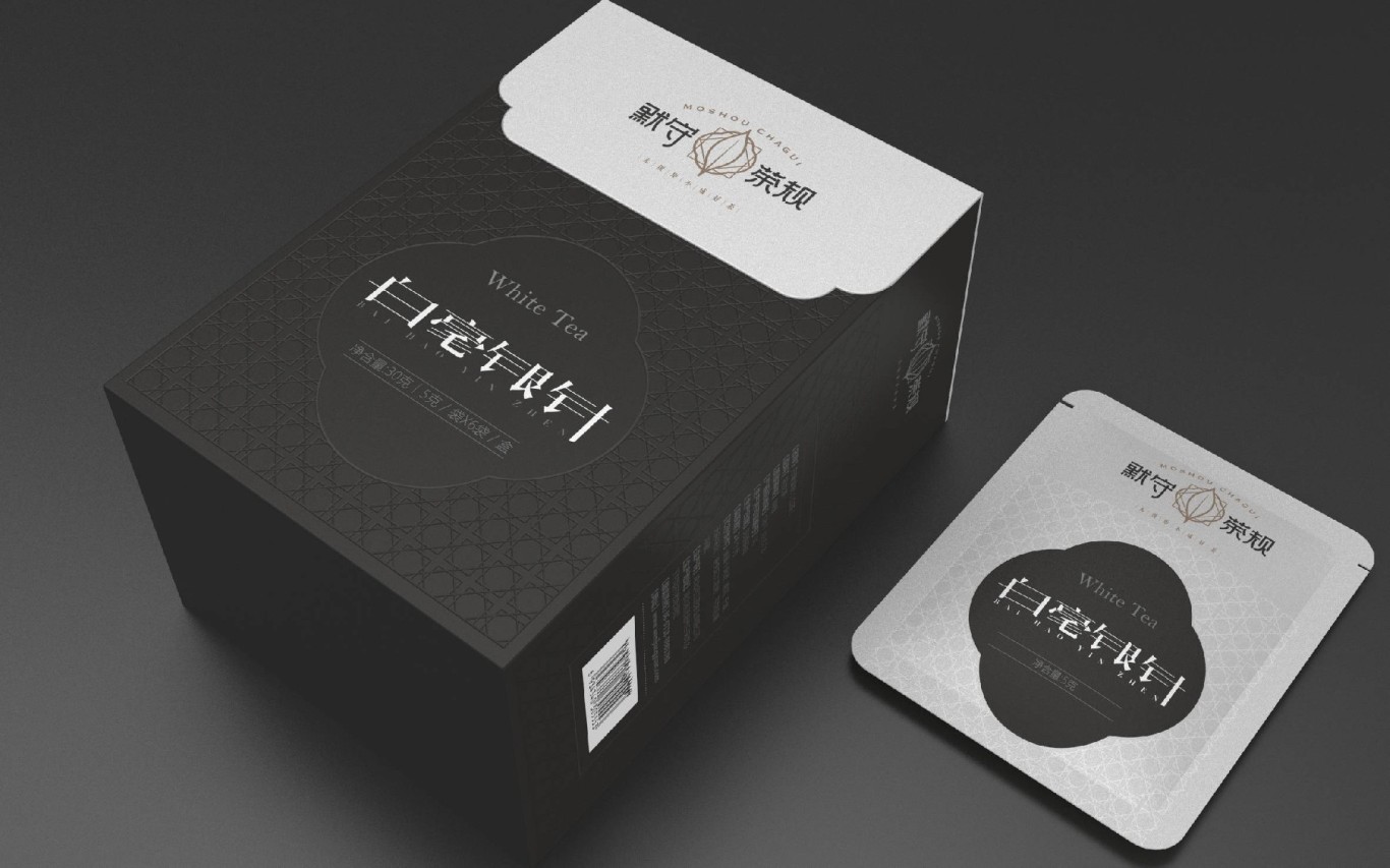 默守茶規白茶系列茶品牌包裝視覺設計圖10