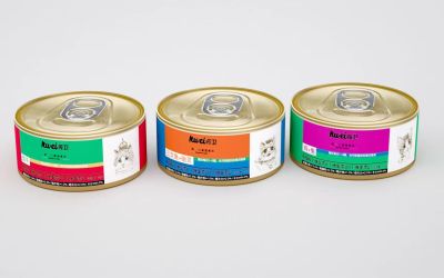 海陆空系列猫罐头包装设计