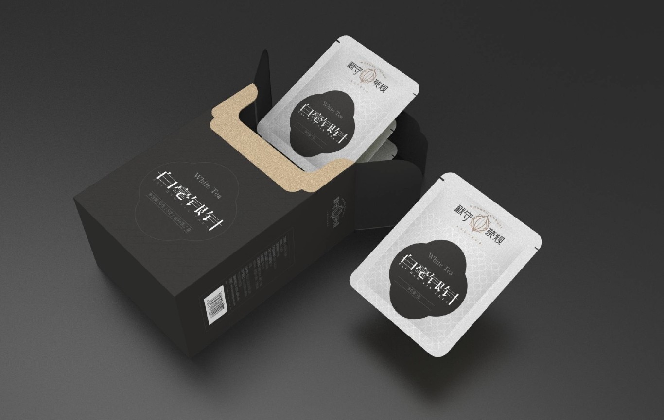 默守茶規白茶系列茶品牌包裝視覺設計圖17