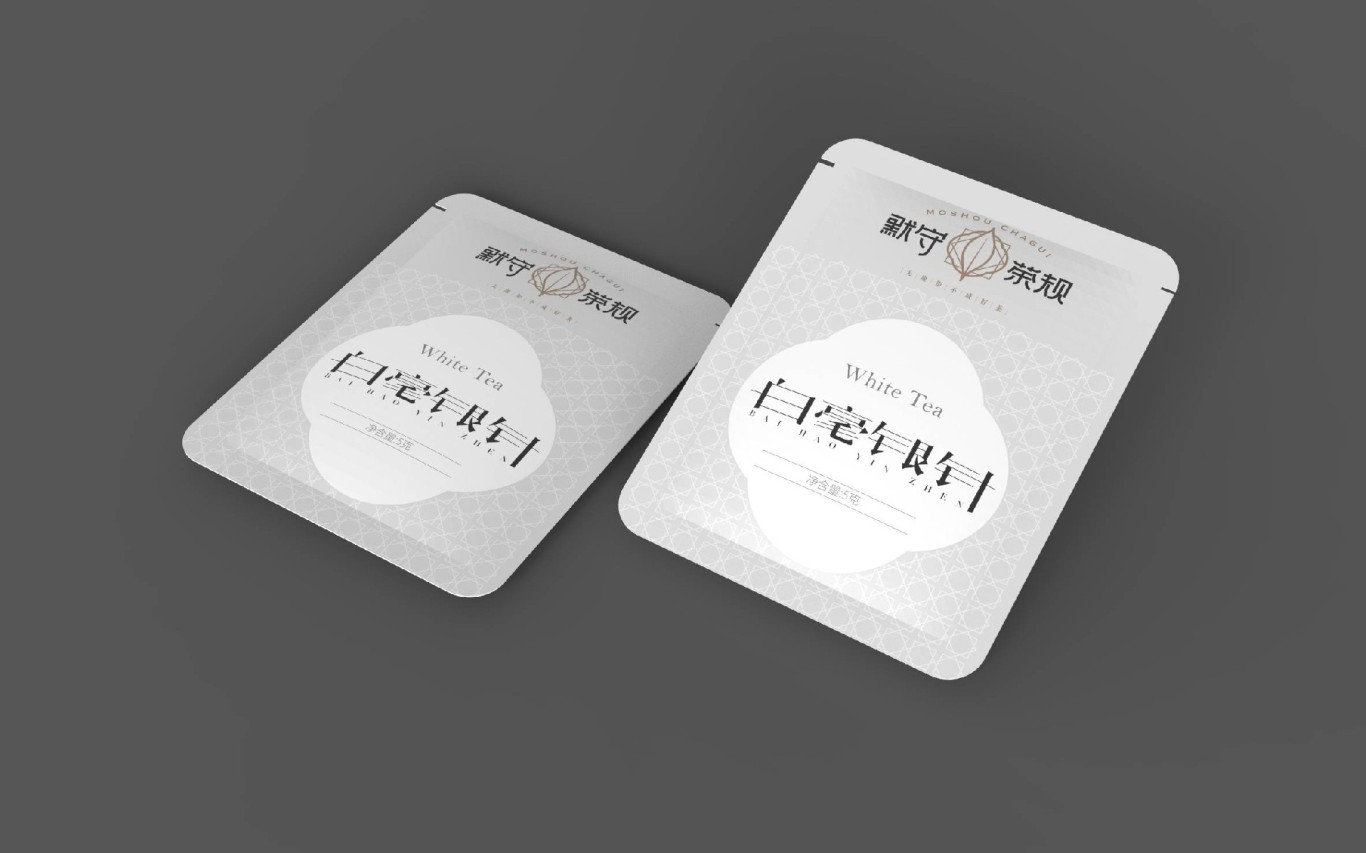 默守茶規白茶系列茶品牌包裝視覺設計圖8