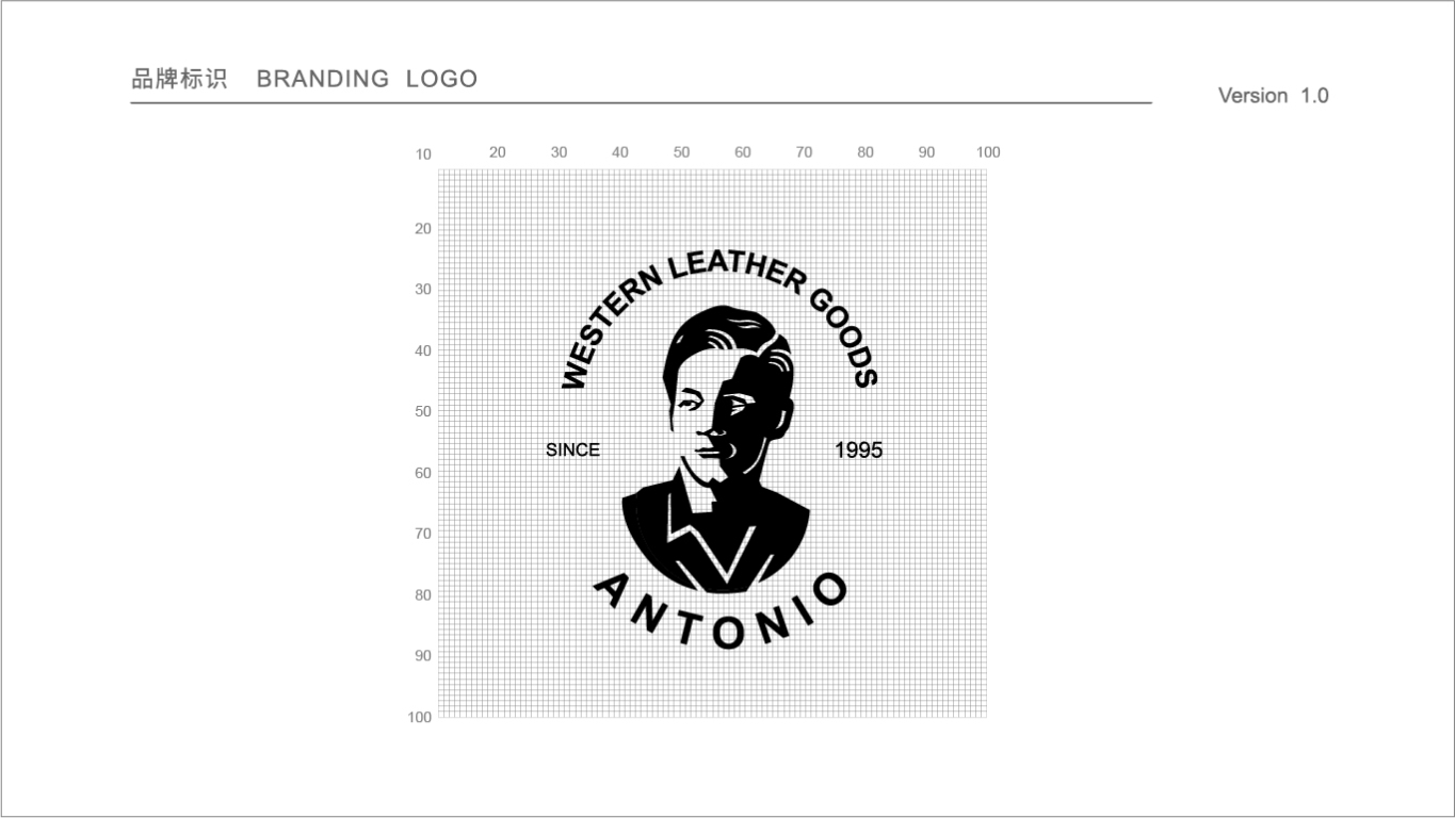 ANTONIO皮具品牌LOGO设计图1
