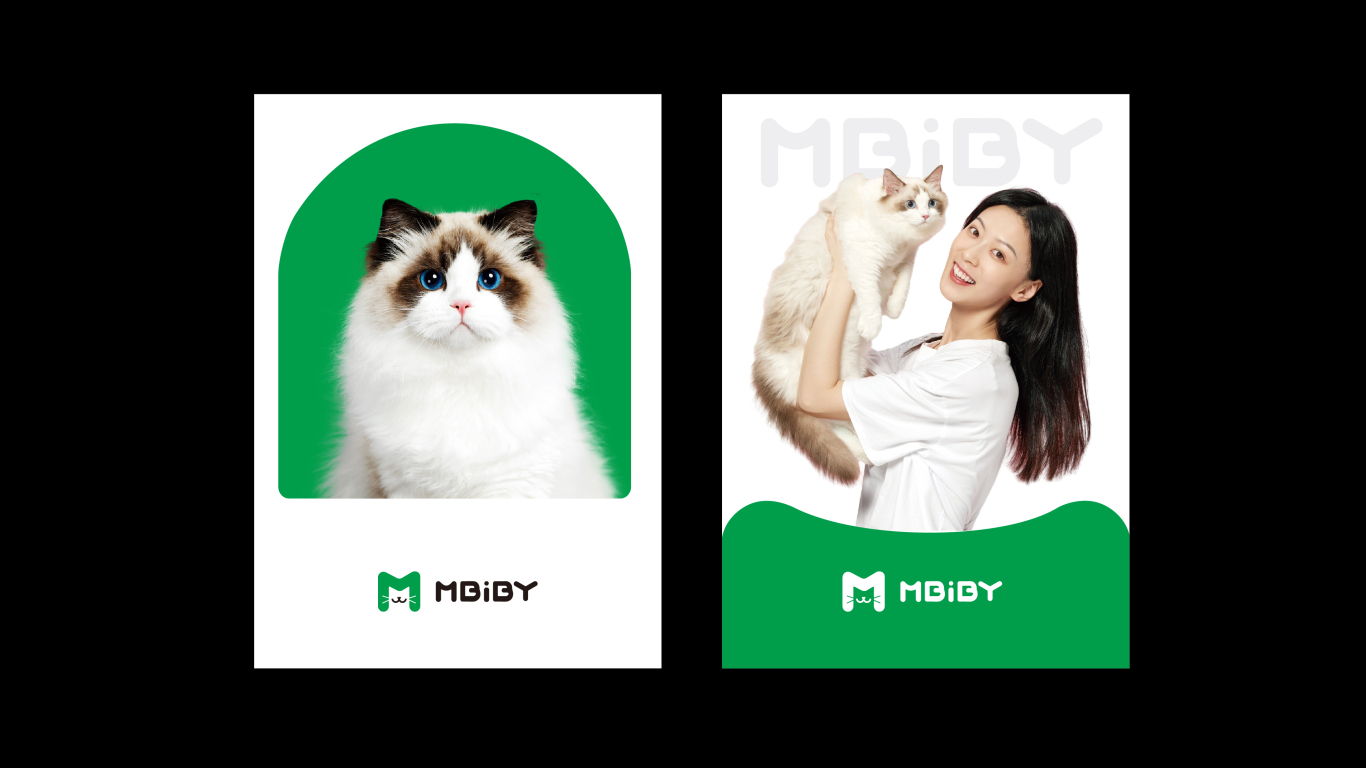 Mbiby宠物用品系列品牌包装形象设计（猫粮&猫砂&罐头&猫条&零食冻干）图10