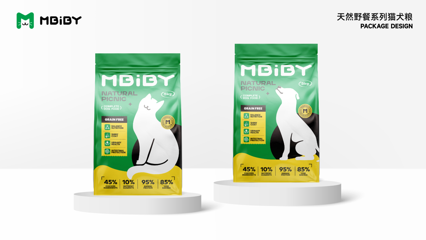 Mbiby宠物品牌系列包装设计（出口英文包装）图26