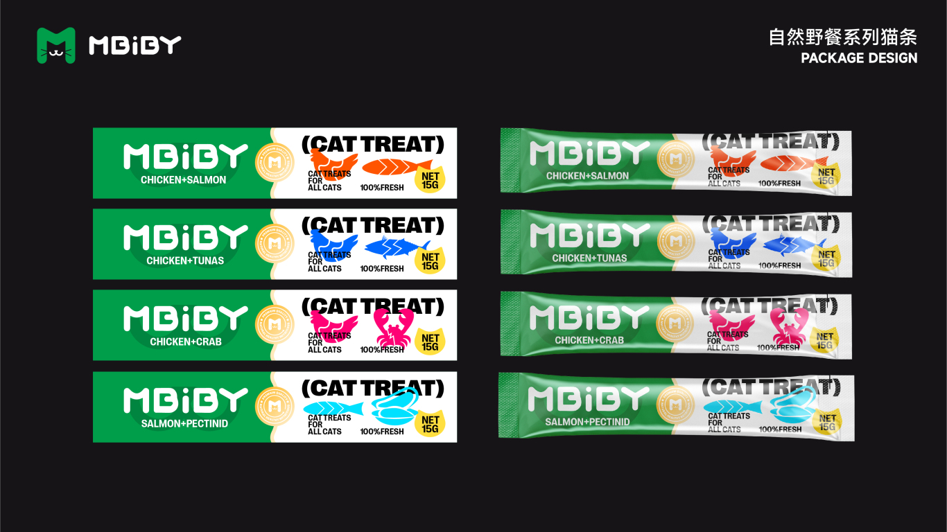 Mbiby宠物品牌系列包装设计（出口英文包装）图44